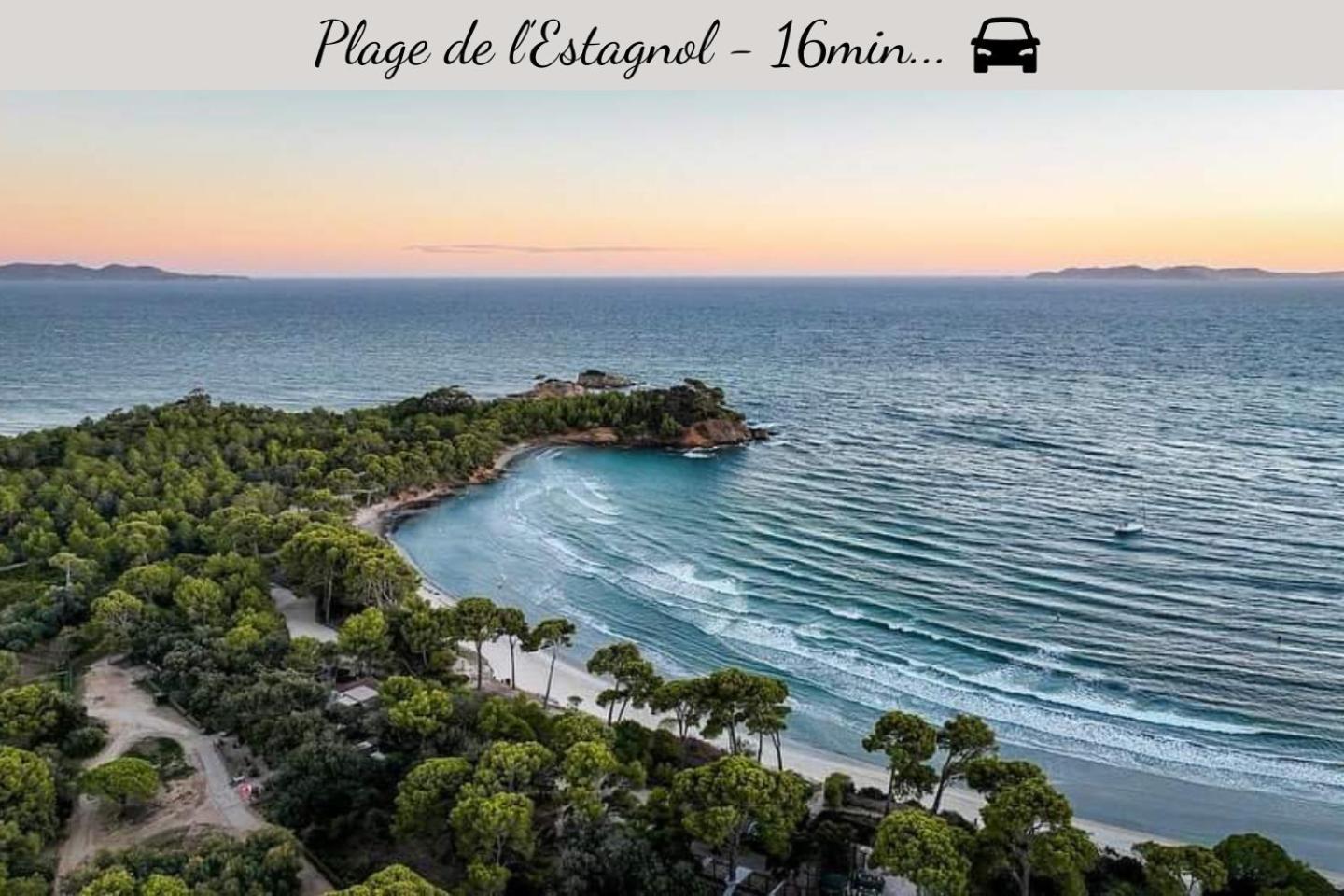 Netflix - Lit Queen Size - Terrasse Plein Sud - Climatisation - 2'Centre-Ville - 6'Mer - Parking Prive - 56M2 - L'Olivine - Offre Speciale La Londe-les-Maures Dış mekan fotoğraf