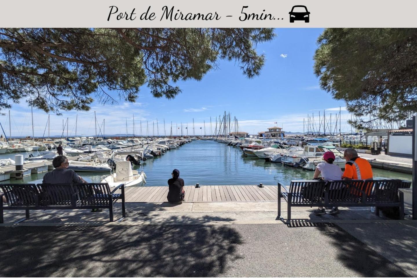Netflix - Lit Queen Size - Terrasse Plein Sud - Climatisation - 2'Centre-Ville - 6'Mer - Parking Prive - 56M2 - L'Olivine - Offre Speciale La Londe-les-Maures Dış mekan fotoğraf