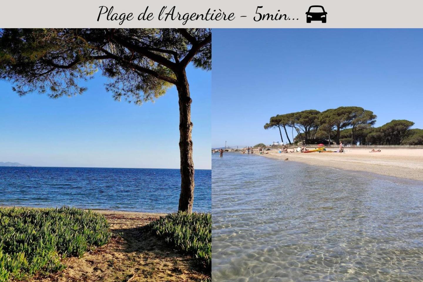 Netflix - Lit Queen Size - Terrasse Plein Sud - Climatisation - 2'Centre-Ville - 6'Mer - Parking Prive - 56M2 - L'Olivine - Offre Speciale La Londe-les-Maures Dış mekan fotoğraf