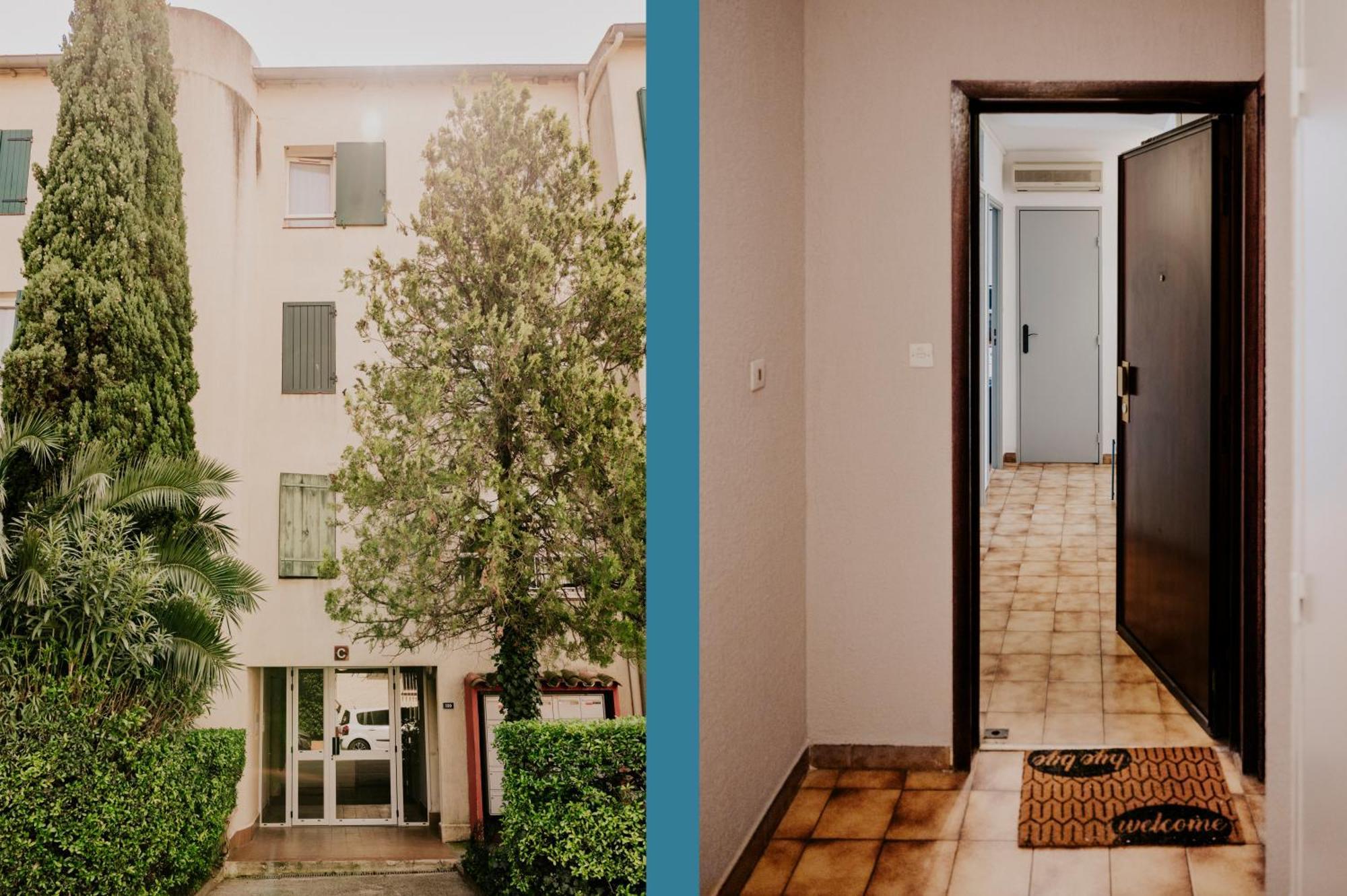 Netflix - Lit Queen Size - Terrasse Plein Sud - Climatisation - 2'Centre-Ville - 6'Mer - Parking Prive - 56M2 - L'Olivine - Offre Speciale La Londe-les-Maures Dış mekan fotoğraf